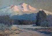 Ernst William Christmas Mountain View china oil painting artist